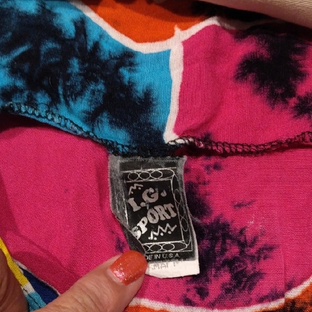 Vibrant Multicolor Abstract Scarf - Picture 4 of 5